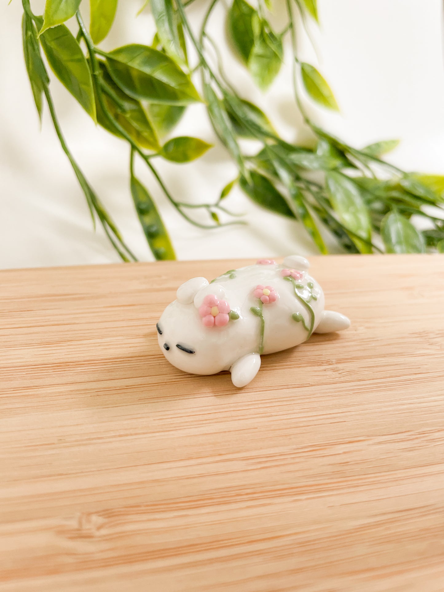 Blooming Sleepy Bean Desk Friend