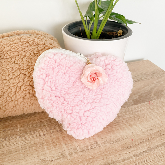 Teddy Heart Pouch - 3 Colours Available