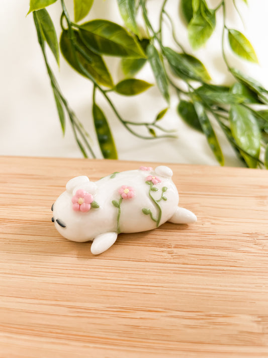 Blooming Sleepy Bean Desk Friend