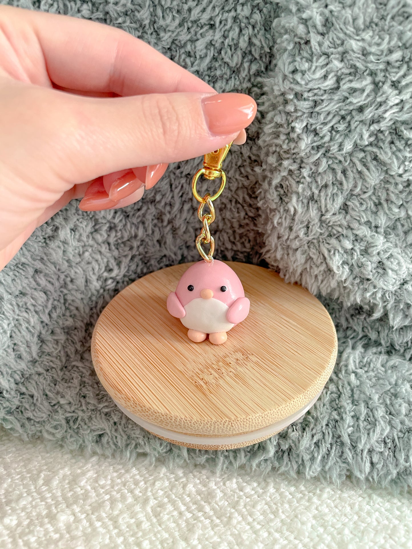 Blush Pengu Keychain