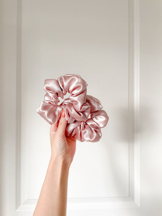 Satin Scrunchie - Dusty Rose