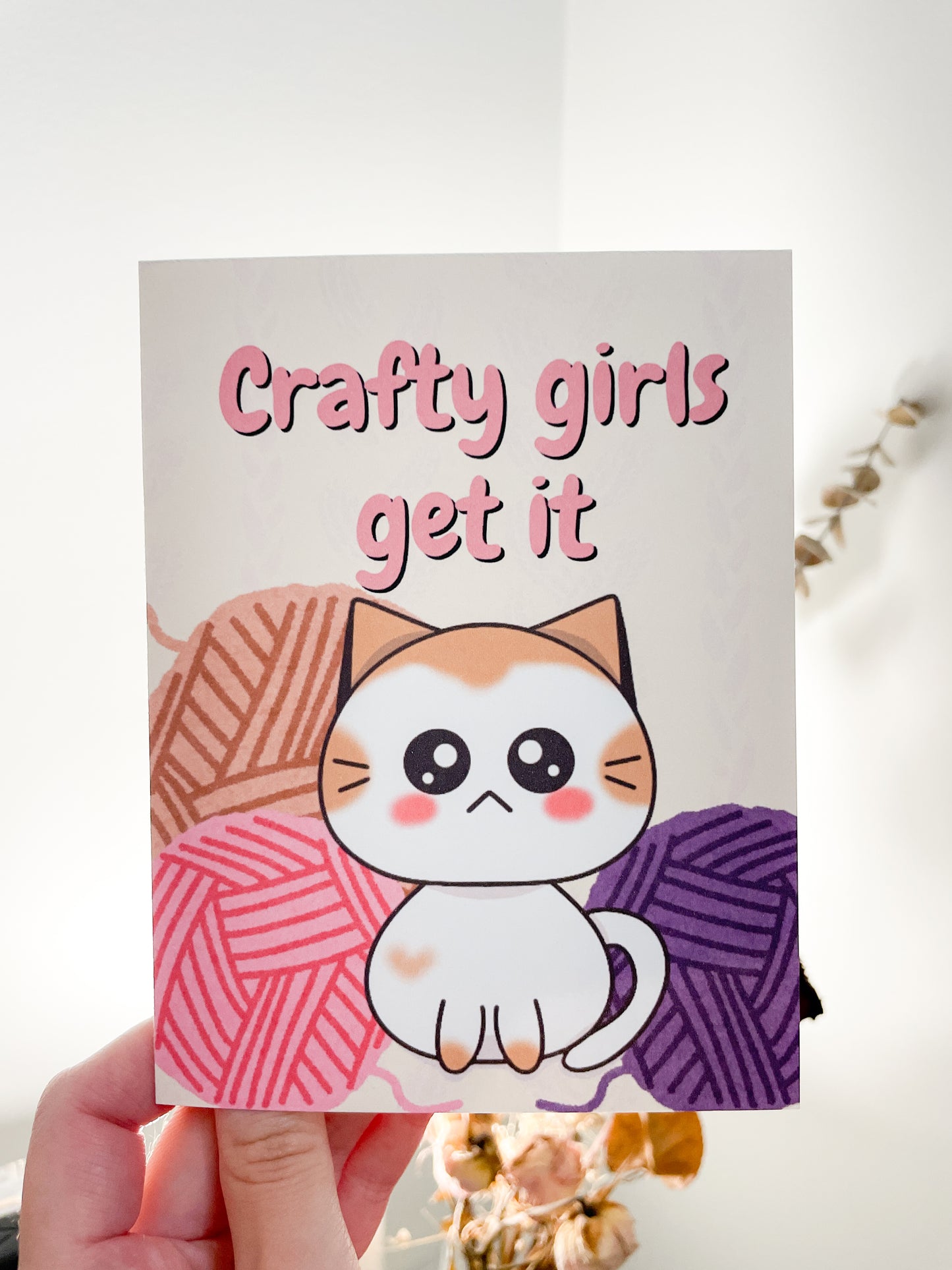 Greeting Card - Crafty Girls